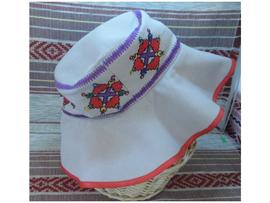 Шляпа с чувашской вышивкой